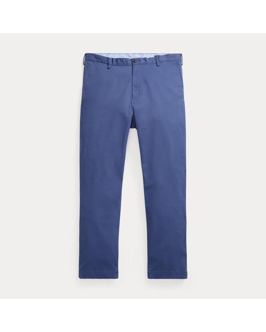 Ralph Lauren Blue Bedford Classic Fit Washed Chino Pant for men