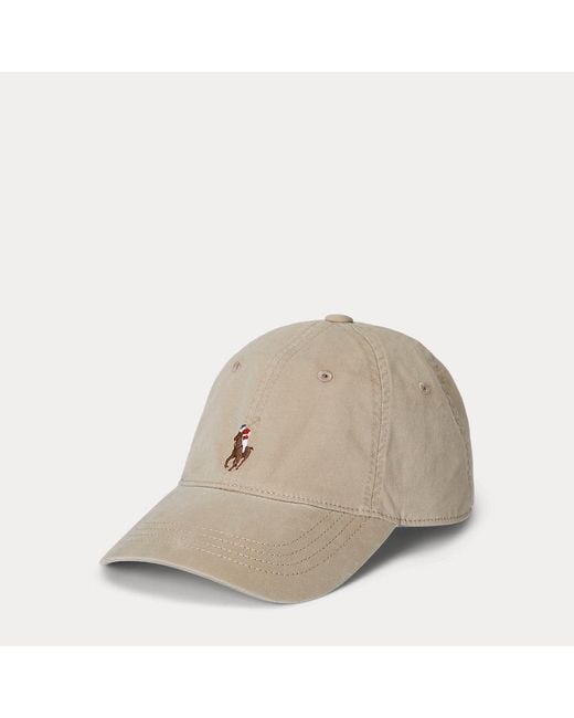 Polo Ralph Lauren Natural Stretch-cotton Twill Ball Cap for men