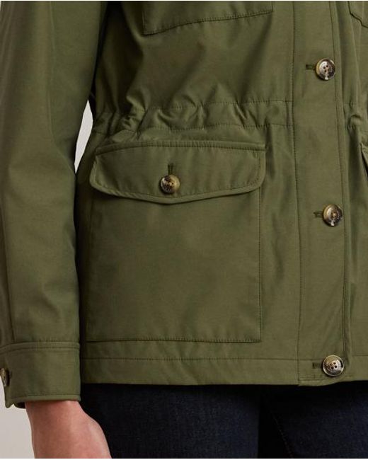 Ralph Lauren Green Cotton-Blend Utility Jacket