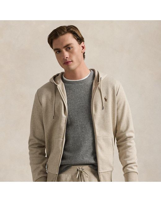 Polo Ralph Lauren Natural Double-Knit Full-Zip Hoodie for men