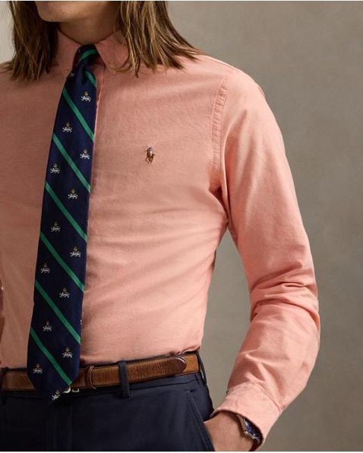 Polo Ralph Lauren Red The Iconic Oxford Shirt for men