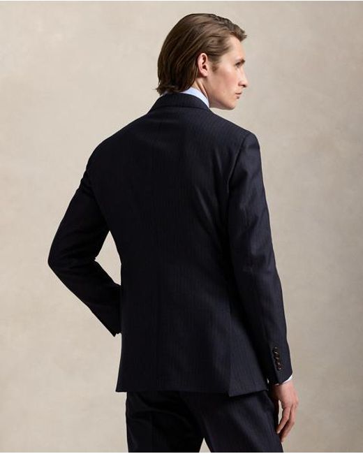 Polo Ralph Lauren Blue Polo Tailored Pinstripe Wool Suit for men