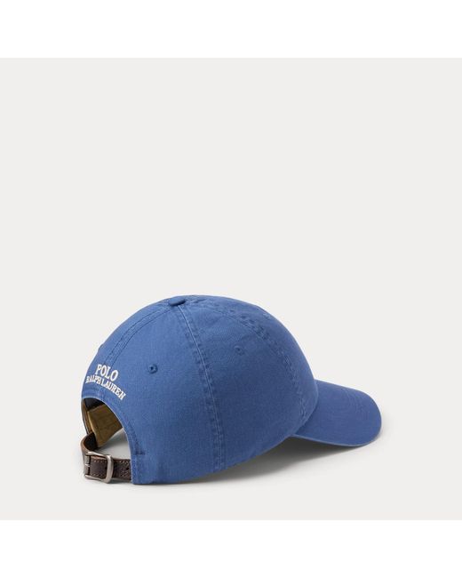 Polo Ralph Lauren Blue Polo Bear Twill Ball Cap for men