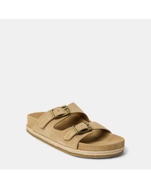 Polo Ralph Lauren Natural Turbach Suede Sandal for men