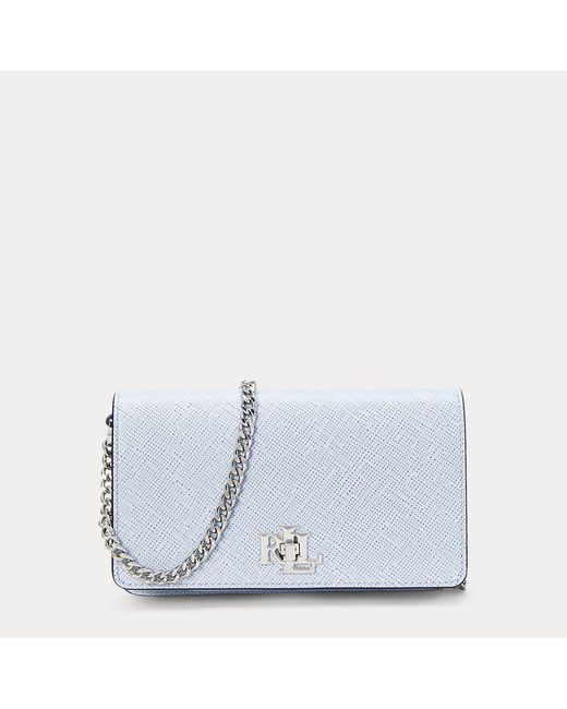 Borsetta porta cellulare effetto texture di Ralph Lauren in White