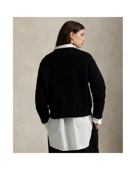 Maglia a girocollo Ralph Lauren & Ricky Bear di Polo Ralph Lauren in Black