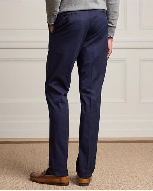 Ralph Lauren Blue Hand-Tailored Stretch Chino Trouser for men