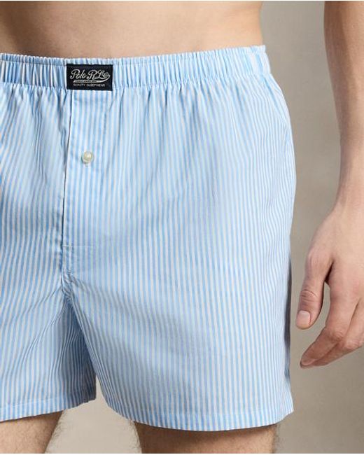 Polo Ralph Lauren Blue Classic Cotton Boxer for men