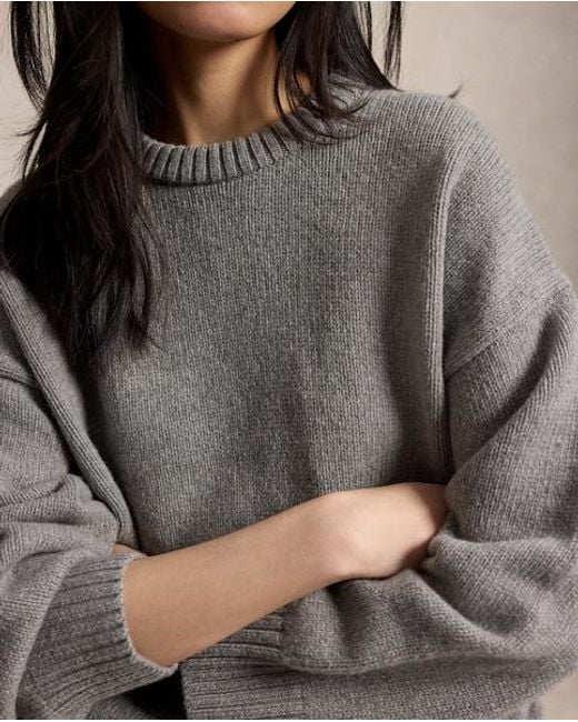 Polo Ralph Lauren Gray Wool Crewneck Jumper