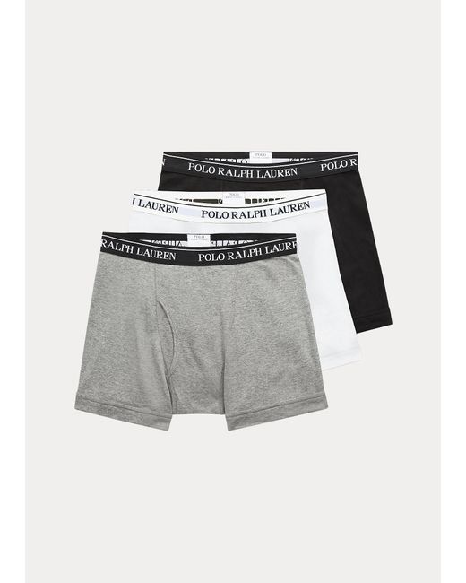 Paquete de 3 bóxer Polo Ralph Lauren de Algodón de color Negro para hombre  | Lyst