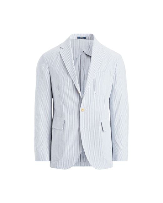 Polo Ralph Lauren Blue Morgan Seersucker Suit Jacket for men