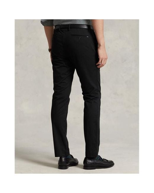 Polo Ralph Lauren Black Stretch Slim Fit Chino Trouser for men