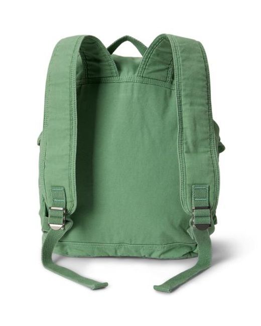Polo Ralph Lauren Green Flap-Top Canvas Backpack for men