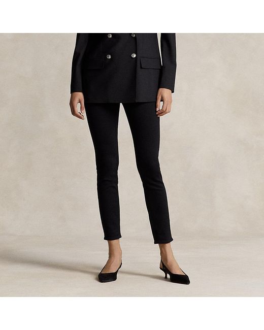 Polo Ralph Lauren Black Mid-rise Super-slim Jean