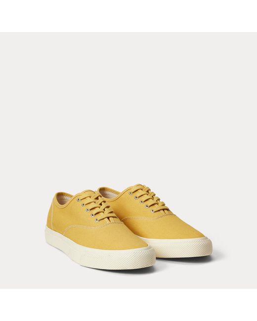 RRL Yellow Canvas Sneaker for men