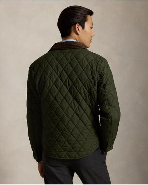 Polo Ralph Lauren Green The Beaton Quilted Jacket for men