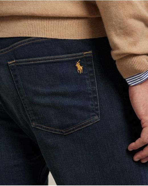 Polo Ralph Lauren Blue Hampton Straight Polo Pony Jean for men