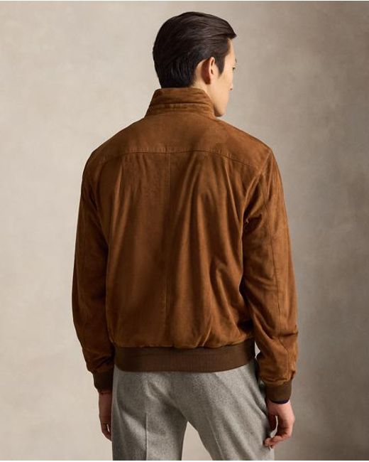 Polo Ralph Lauren Green The Charleton Suede Jacket for men