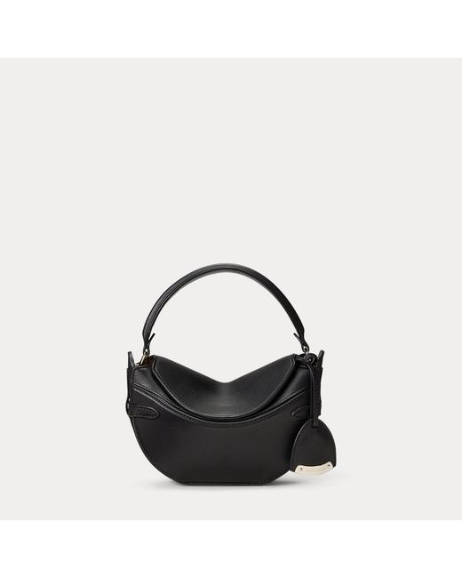 Ralph Lauren Black The Ralph Calfskin Mini Crossbody Bag
