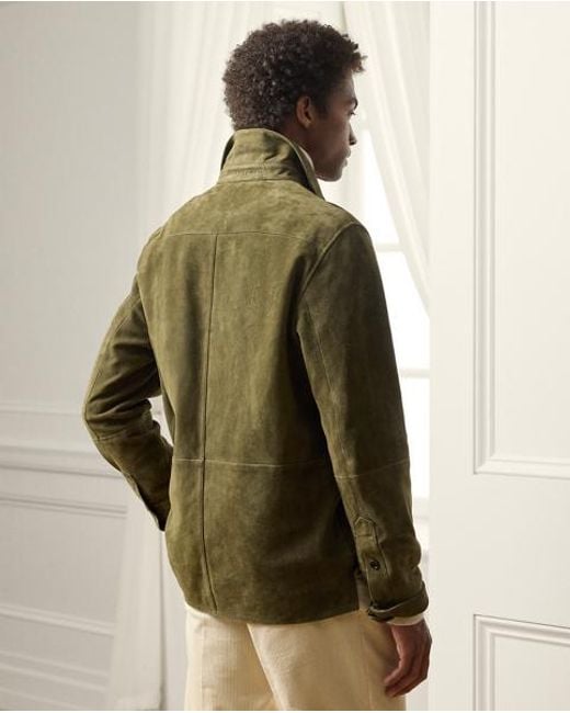 Ralph Lauren Calloway Suède Overhemdjack in het Green voor heren