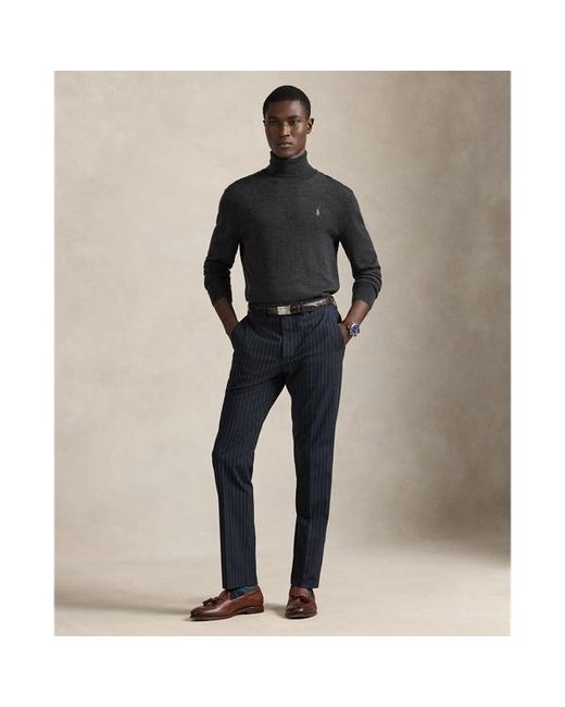 Pantaloni Manhasset stretch Straight-Fit di Polo Ralph Lauren in Blue da Uomo