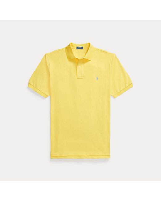 Polo Ralph Lauren Yellow The Iconic Mesh Polo Shirt for men