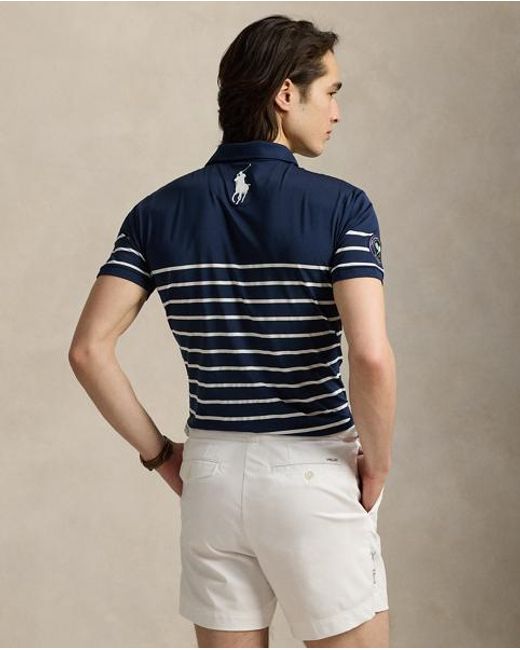 Polo Ralph Lauren Blue Wimbledon Ballperson Polo Shirt for men