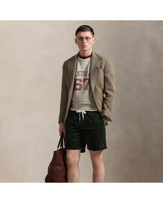 Polo Ralph Lauren Green 15 Cm Polo Prepster Corduroy Short for men