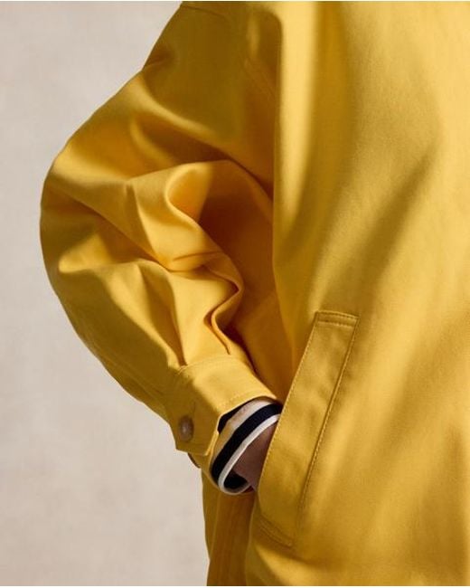 Polo Ralph Lauren Metallic Oversized Cotton Windbreaker