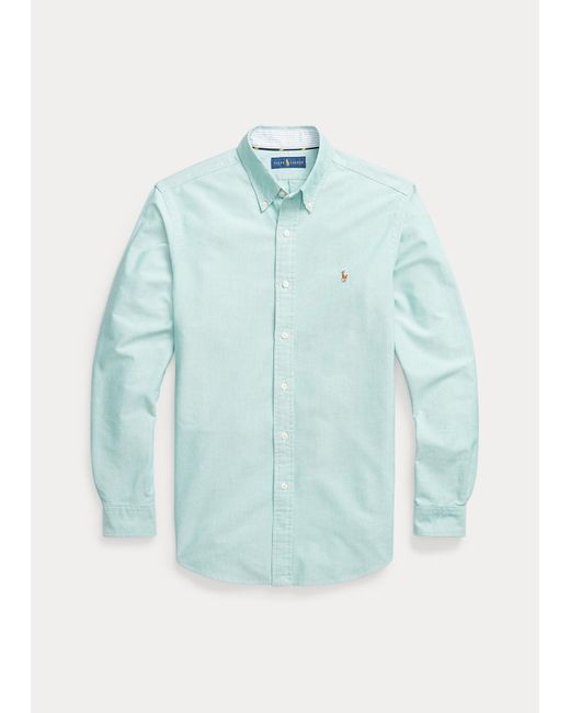 Polo Ralph Lauren Custom Fit Oxford Overhemd in het Blauw voor heren | Lyst  NL