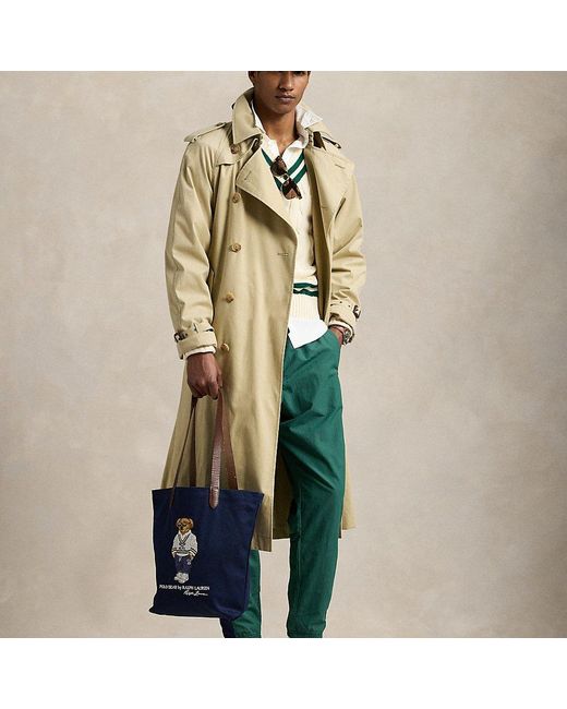 Polo Ralph Lauren Natural Polo Bear Twill Shopper Tote for men