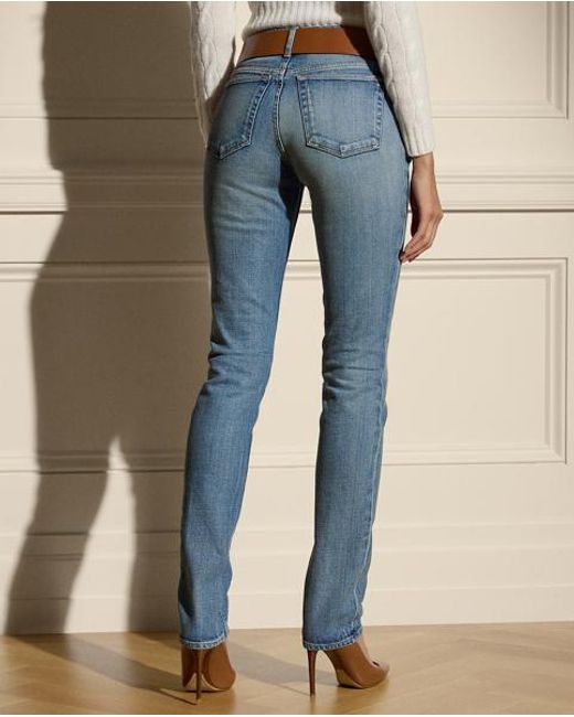 Ralph Lauren Blue Barrett Slim Denim Jean