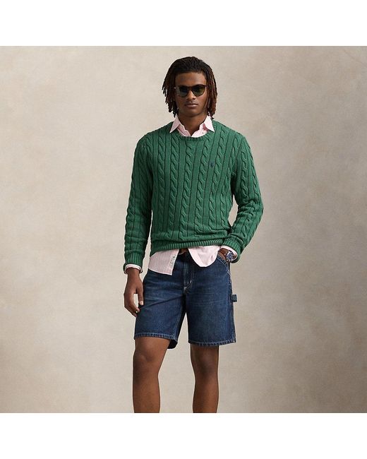 Polo Ralph Lauren Green 23 Cm Relaxed Fit Carpenter Short for men