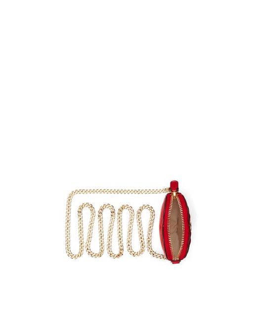 Pochette matelassée à bandoulière cuir Lauren by Ralph Lauren en coloris Red