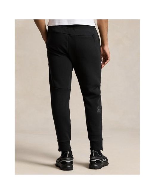 Pantaloni impermeabili a maglia doppia di RLX Ralph Lauren in Black da Uomo