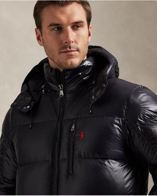 Ralph Lauren Black The Gorham Glossed Down Jacket for men