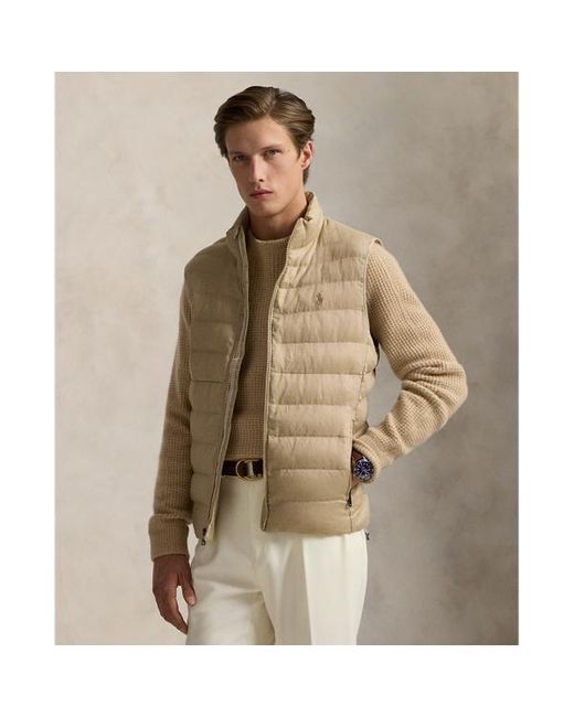 Polo Ralph Lauren Natural The Colden Linen Gilet for men