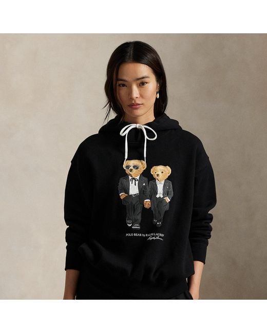 Ralph Lauren Black The Ralph & Ricky Tuxedo Bear Hoodie