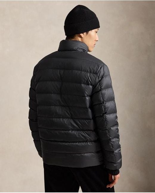 Polo Ralph Lauren Black The Colden Packable Down Jacket for men
