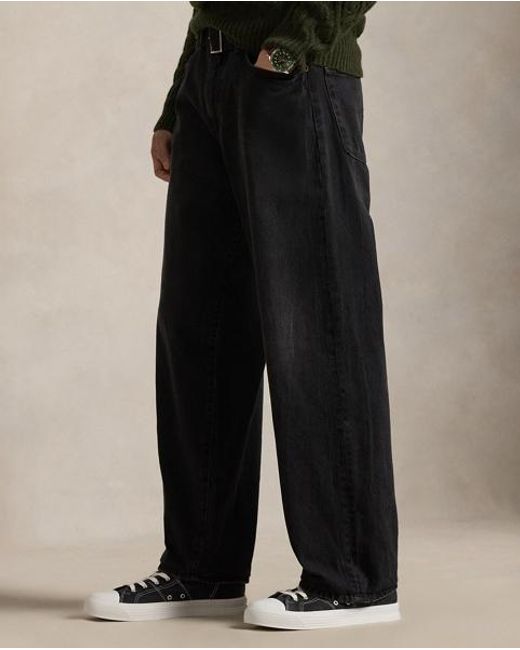 Ralph Lauren Black Rivington Relaxed Jeans for men