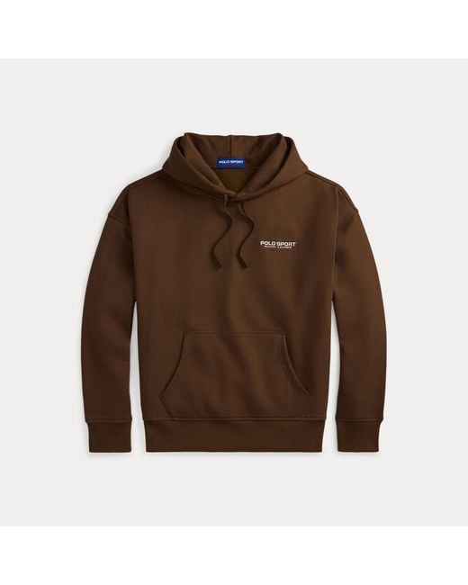 Felpa Polo Sport Relaxed-Fit di Polo Ralph Lauren in Brown da Uomo