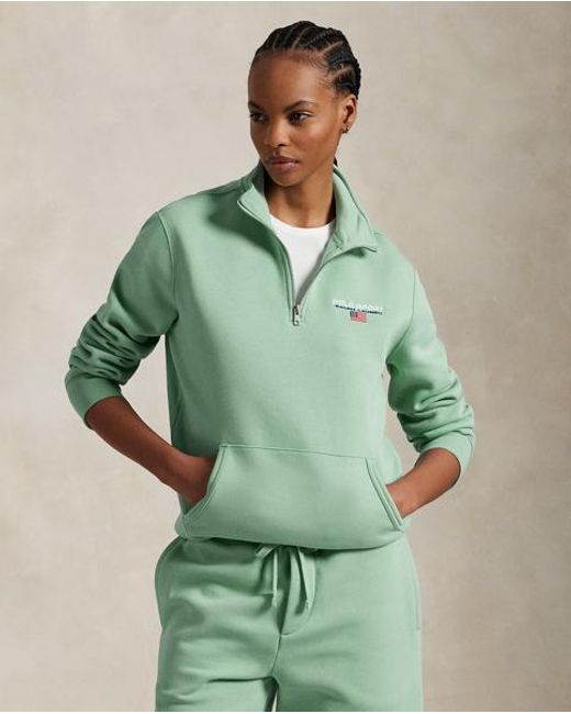 Polo Ralph Lauren Fleece-Sweatshirt Polo Sport in Green für Herren