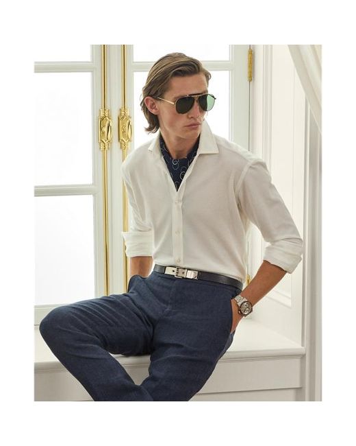 Ralph Lauren Natural Knit Oxford Shirt for men