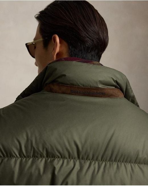 Polo Ralph Lauren Green The Decker Matte Down Coat for men