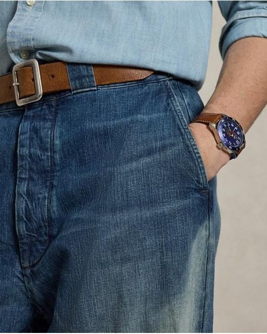 Polo Ralph Lauren Blue The Denim Big Chino for men