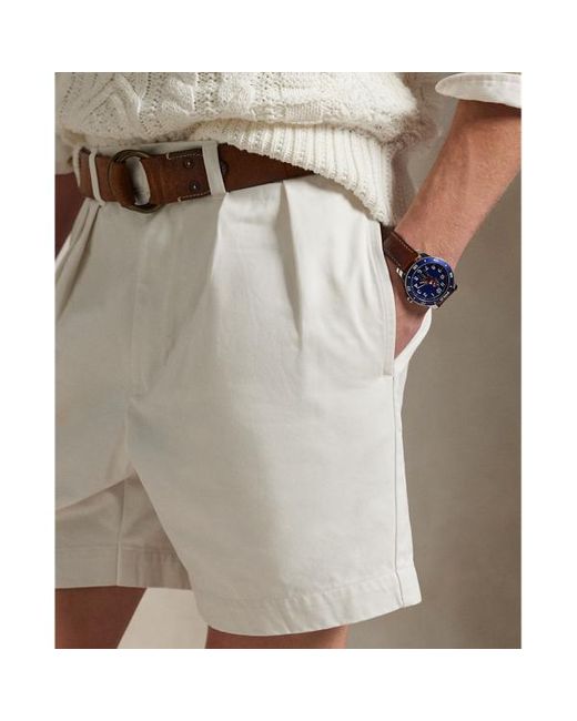 Short Cormac in chino Relaxed-Fit di Polo Ralph Lauren in Natural da Uomo