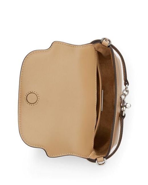 Ralph Lauren Natural Leather Small Blaike Crossbody Bag