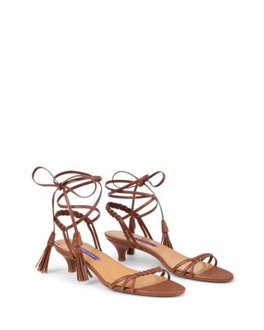 Sandales Alexandrea Tannées 3,5 Cm Ralph Lauren en coloris Brown