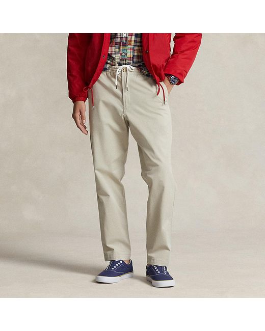 Pantaloni Prepster Polo Classic-Fit di Polo Ralph Lauren in Natural da Uomo