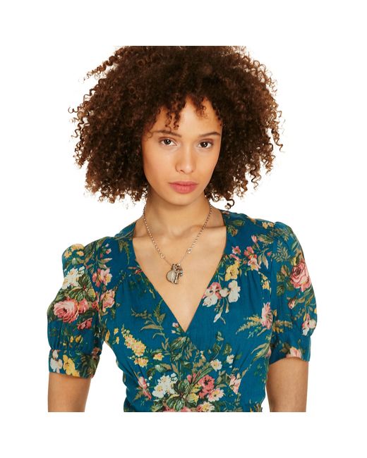 denim & supply ralph lauren floral print gauze wrap dress Ralph Lauren Floral-print Gauze Wrap Dress